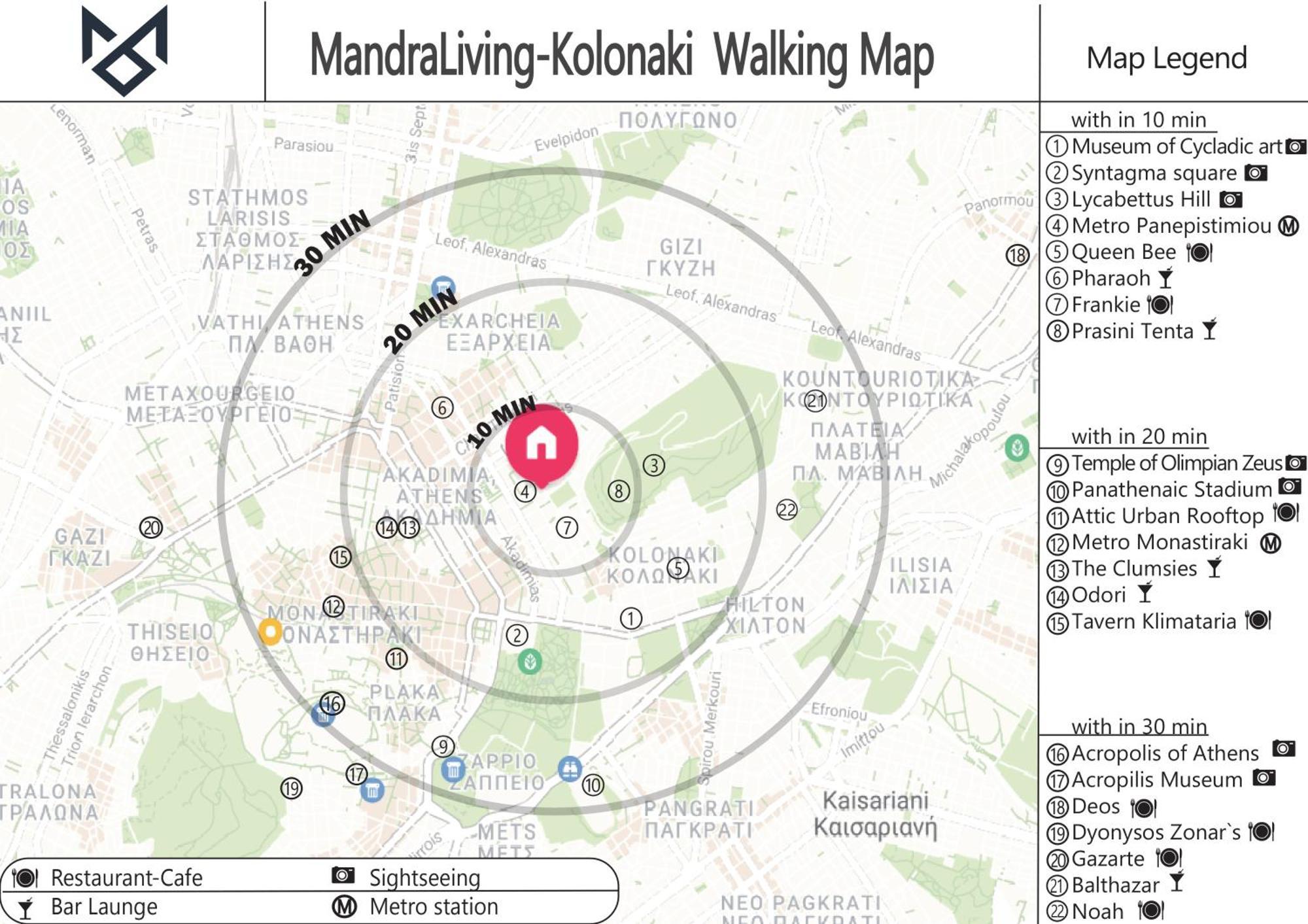 Апартаменти Mandra Living-Kolonaki Афіни Екстер'єр фото